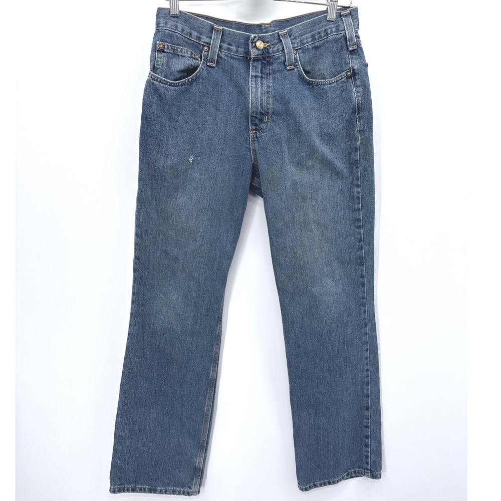 Carhartt Mens Relaxed Fit Jeans 30x32 Blue Denim Straight Leg 101483 900